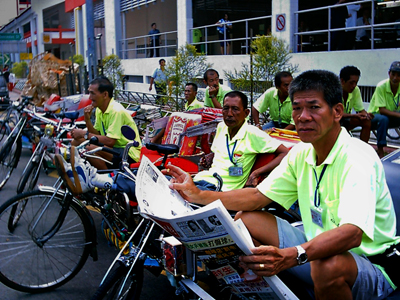 bicycle rickshaw